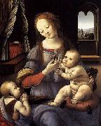 LORENZO DI CREDI Madonna with the Christ Child and St John the Baptist France oil painting artist